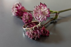 Silberring mit Rubin